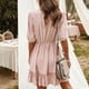 thumbnail image 4 of Vestido casual de verano Nikou con mangas cortas y escote en V, 4 of 6