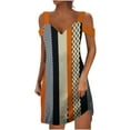 thumbnail image 1 of EQWLJWE Robes d'Été pour Femmes 2023 Robes pour Femmes Liquidation Mode Robe d'Été pour Femme Aguichant Décontractée à Manches Courtes Imprimée Sans Bretelles à Bretelles, 1 of 5