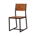 thumbnail image 2 of Furniture of America Ervin Industrial Side Chairs - Set of 2, Natural, 2 of 5