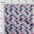 thumbnail image 1 of oneOone Silk Tabby Fabric Textured Moroccan Geometric Print Fabric BTY 42 Inch Wide, 1 of 4