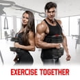 thumbnail image 7 of Signature Fitness Adjustable Dumbbell Set, Portable Design with Changeable Weight Plates and Non-Slip Handles for Home Gym Workouts, 7 of 7