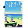 thumbnail image 4 of All-New Kindle Fire HD 8 2020 & Fire HD 8 Plus Tablet Case - Allytech Folio PU Leather Smart Case Cover with Auto Wake/Sleep for Kindle Fire HD 8 Tablet (10th Gen, 2020 Release), Summer, 4 of 13