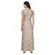 thumbnail image 2 of Vestido Largo Alex Evenings con Encaje de Rosetas Champagne Talle 12, 2 of 3
