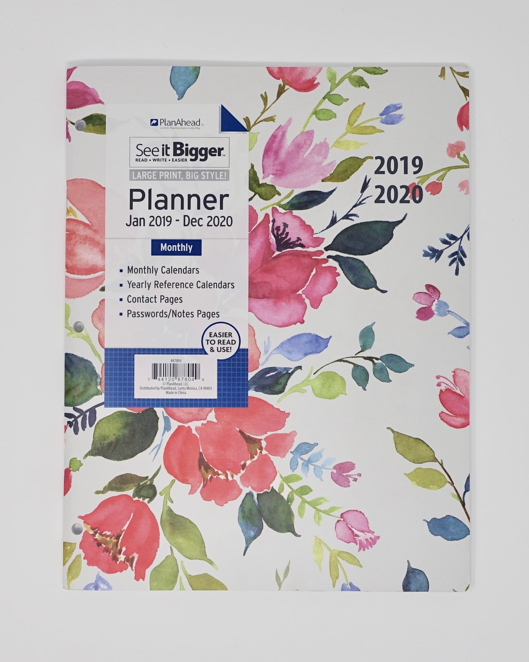 See It Bigger 2 Year Large Monthly Planner - 