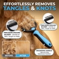 thumbnail image 6 of Dual-Sided Pet Grooming Comb for Dogs & Cats, Deshedding and Dematting Brush for Tangles, Knots & Loose Fur, 6 of 6