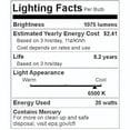 thumbnail image 3 of (4 pack) SYLVANIA F20T12/D - 20 Watt - T12 - 24 inch - DayLight 6500K Fluorescent Tube, 3 of 3