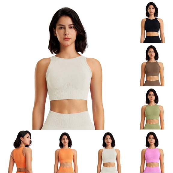 WRKEKC Seamless Bras for Women, Wireless Bras for Women, Women's Sports Fitness Bra Yoga Running Bra Dry Wicking Bra