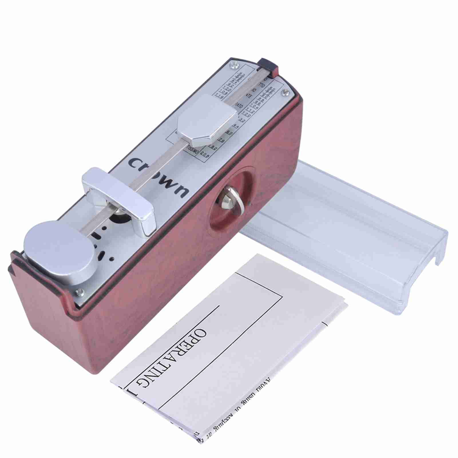 Mechanical Metronome Mini Mechanical Metronome, Portable Pocket Size with Wind Up Mechanism for Piano Guitar Violin Ukulele Chinese Zither Music Instrument