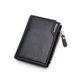 thumbnail image 1 of Zipper Card Wallet Multi-Card Slots Vertical Mini Snap Coin Purse Black, 1 of 5