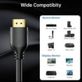 thumbnail image 3 of HDMI Cable 10 Pies/3 M, Cable HDMI 2.1, Cables HDMI 4k120hz 8k60hz, eARC,DTS:X, HDCP 2.2 y 2.3, HDR 10 para Tv/ps5/blu-ray/computadora/xbox/interruptor de Nintendo/sistema de Vídeo, 3 of 7