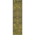 thumbnail image 3 of Transitional Rug - Palazzo Polypropylene With Chenille/Jute Wft -Black/Green Style-B-Color:Black/Green,Design:Transitional,Shape:Large Rectangle,Size:11'L x 8'W, 3 of 9