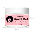 thumbnail image 3 of Xihbxyly Crema de Gel para Trenzas, Gel de Peinado de Fijación Flexible, Enriquecido con Biotina para Nutrir El Cabello, Acabado Brillante o Mate, Apto para Todo Tipo de Cabello, 100 G, Moldeador par, 3 of 7