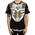 thumbnail image 1 of Vie+Riche Robot Face Men's Short Sleeve T-Shirt Black v1071064-blk, 1 of 1