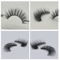 thumbnail image 3 of Pestañas Postizas 3D Rizadas Imitación Visón 10 Pares Hechas a Mano Pestañas Falsas Maquillaje Natural Simulado Cruzado Desordenado, 3 of 5