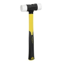 Uxcell Rubber Mallet Hammer 22oz 38mm Dia Double-Faced Soft Nylon Installation Hammers