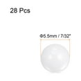thumbnail image 2 of Unique Bargains 28pcs Ceramic Bearing Balls 5.5mm 7/32' Diameter ZrO2 Zirconium Oxide Solid Ball G10 Precision Balls, 2 of 5