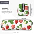 thumbnail image 3 of Honeii Strawberry Pattern Pencil Case, Pencil Pouch, Pencil Case Small, Pencil Pouch Aesthetic, PVC Pencil Pouch, Pencil Bag, Makeup Pouch, 3 of 7