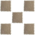 thumbnail image 3 of 5Pcs 11.81Inch Square Puzzle Polyester Velvet Carpet, 3 of 9