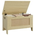thumbnail image 1 of Versatile Wooden Storage Chest Bench with Safety Hinge for Living Room & Bedroom, 1 of 8