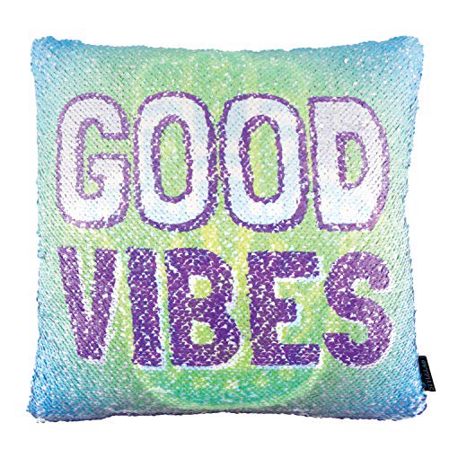 StyleLab Style Lab good Vibes Fashion Angels Magic Sequin Reveal Pillow