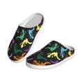 thumbnail image 2 of Yiaed Colorful Lizards Print Slippers Fuzzy Warm Cozy Slippers Non Slip House Slippers For Indoor Outdoor Slippers House Slippers-8, 2 of 7