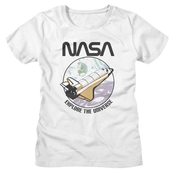 NASA Explore The UnIVerse White Women's T-Shirt S