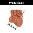 thumbnail image 3 of Autumn Winter Infant Bootie Knitted Warm Baby Socks Unisex 0 to 6 Months Newborns Walking Shoes Socks Shower Gift, 3 of 6