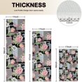 thumbnail image 4 of Pioneer Flower Floral Print Pattern Kitchen Rugs Sets Of 3,Kitchen Runner Rugs Non Skid Washable,Decorative Kitchen Floor Mats for Kitchen,Sink,Laundry,17X30 Inch + 17X47 Inch + 17X59 Inch, 4 of 6