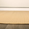 thumbnail image 3 of World Rug Gallery Contemporay Solid Reversible Plastic Indoor and Outdoor Picnic Mat, Camping Rug, RV Rug - BEIGE 5' X 7', 3 of 9