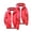Red 1, variant on OGLCCG Kids Rain Jackets With Hood Lightweight Full Zipper Waterproof Raincoat For Boys Girls Casual Fall Winter Windbreaker Jacket 3-12 Years