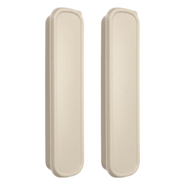 Uxcell 2 Pcs Portacubiertos de Viaje con Estuche, Caja de Cubiertos Portátil de 9.2"