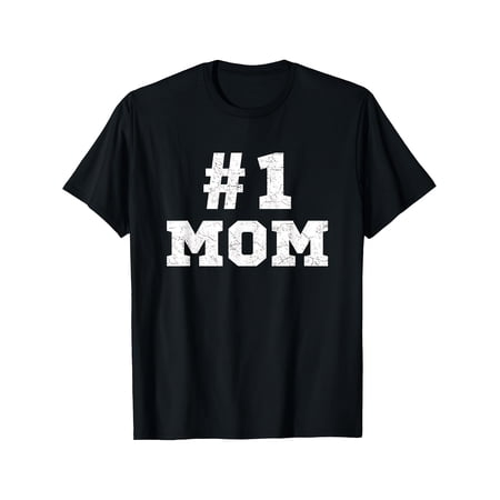 Women's Distressed Vintage #1 Mom T-Shirt