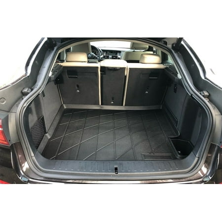 - Laser measured custom fit Trunk Cargo Rubber Tray Liner for BMW X4 2015-2019