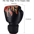 thumbnail image 5 of Gants de Boxe pour Enfants avec Sangle de Poignet Réglable - Protection des Articulations pendant les Combats - 3-12 Ans - MMA, Muay Thai - Noir, 5 of 5