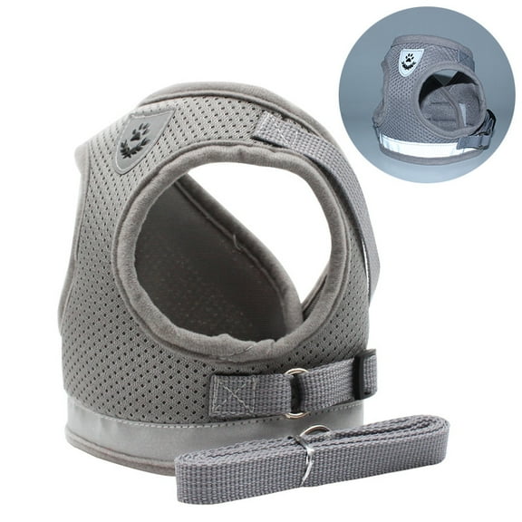 Dog Harness Comfort Soft Breathable Adjustable Mesh Pet Chest Strap Large Dog Harness Vest Collar Hand Strap A16