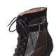 thumbnail image 3 of Sandalias Tacón Con Zapatos Baile Botas Verano High Top Mujeres Peep Toe Cordera Correa Hebilla para Fiesta, 3 of 8