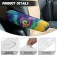thumbnail image 6 of Yuyamidu Whilpool Tie Dye Car Seat Armrest Covers 1 Pair Car Front Seat Armrest Cover Soft Car Armrest Protective Cover Auto Armrest Accessories Replacement, 6 of 7