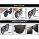 thumbnail image 5 of Clip-on Sunglasses - 3 Pairs Oversized Polarized Clip-on Sunglasses for Men and Women, 5 of 5