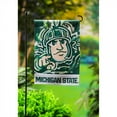 thumbnail image 4 of Michigan State Spartans 18" x 12.5" Justin Patten Designed Double-Sided Garden Flag, 4 of 6