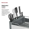 thumbnail image 5 of KitchenAid Full Sized Dish Rack Stainless Steel Satin, Light Gray, 5 of 11