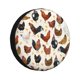 thumbnail image 1 of Balery Roosters and Chickens Cubiertas para Neumáticos - Protector Resistente para Neumáticos de Camioneta, SUV, Remolque, Camper y RV-14 inch, 1 of 6