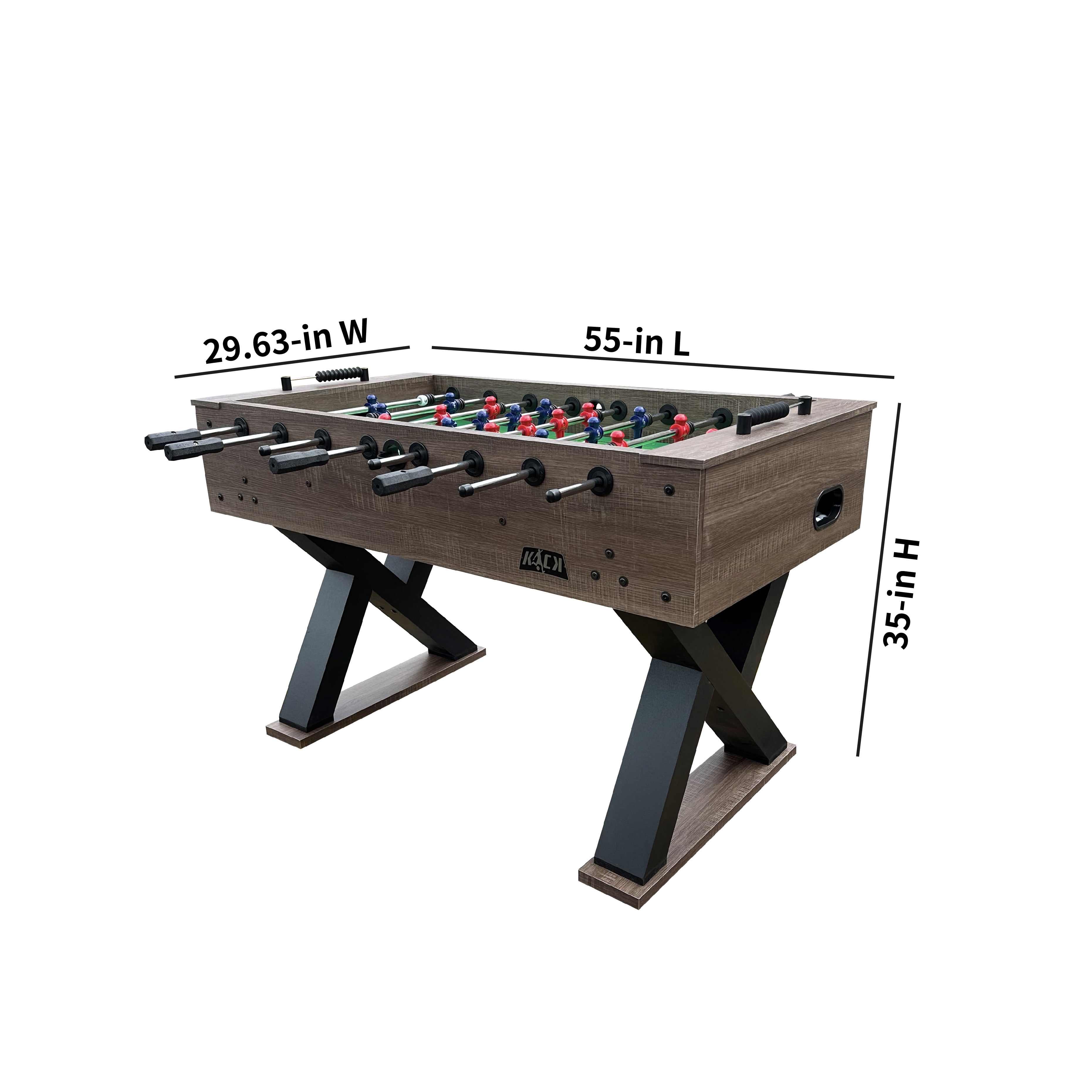 KICK Dominator 55" Foosball Table (Brown)