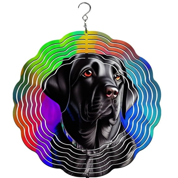 Labrador Retriever Wind Spinner, Garden Décor, Yard Décor, Porch Décor, Lab