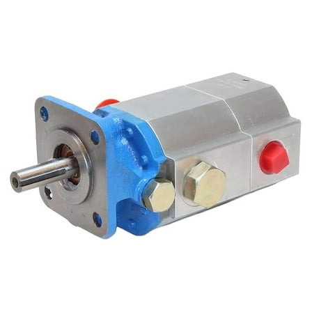 Hydraulic Log Splitter Pump 11 GPM 3000 PSI 2 Stage - 1/2" Shaft - for 5-35 Ton Splitters, Machine Tools, Compactors