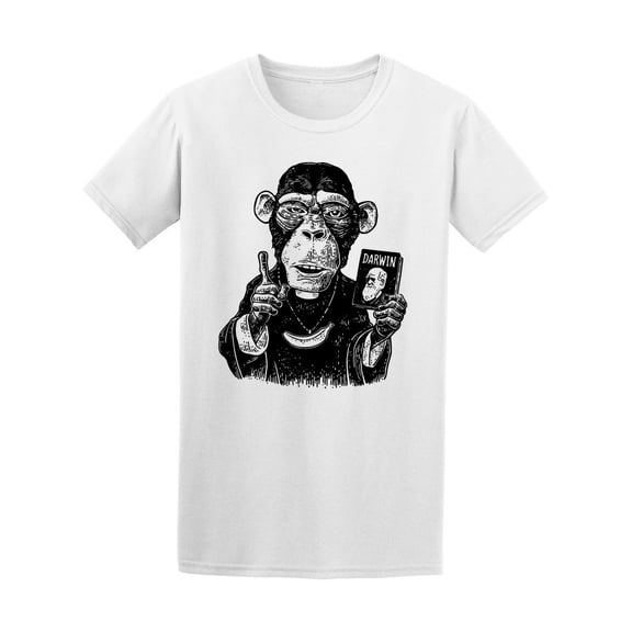 Monkey Dressed In A Cassock Tee Men's -Image by Shutterstock