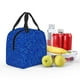 thumbnail image 5 of Fotbe Blue Circles Mosaic Bolsa Térmica con Estampado y Forro de Aluminio Grueso Bolsa de Almuerzo con Bolsillo Frontal para Hombres y Mujeres, Ideal para Trabajo, Escuela, 5 of 8