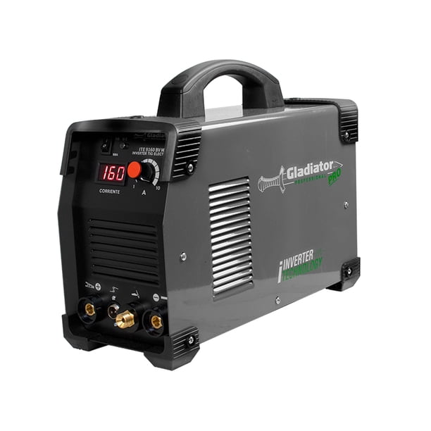 Soldadora Inverter Gladiator ITE 9160 BV MX TIG Electrodo Bivoltaje 120V 220V