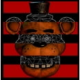 thumbnail image 2 of Five Nights at Freddy's Fazbear Face Flag Boy's Black T-shirt-XS, 2 of 4