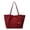 Red, variant on Win s Way Large Spacious PU Leather Tote Shoulder Bag for Women Work Travel
