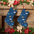 thumbnail image 6 of Lsque Colorful Ocean Shark Pattern 18 Inch Christmas Stockings, Festive Holiday Stocking for Christmas Decorations Holiday Decor, 6 of 7